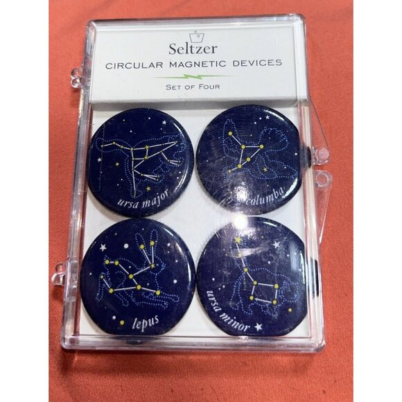 Seltzer Magnet Set Refrigerator Constellations Astronomy Astronomers Magnets 4 - Picture 2 of 3